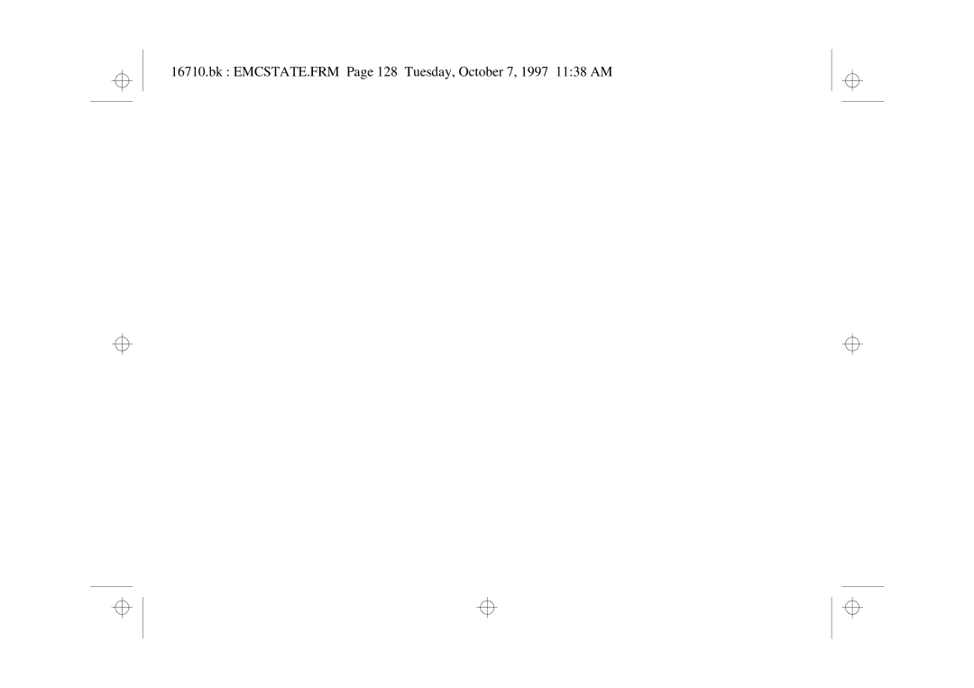 3Com 3C16710 manual Bk EMCSTATE.FRM Page 128 Tuesday, October 7, 1997 1138 AM 