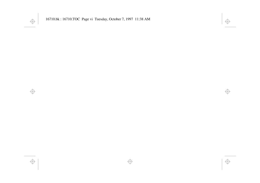 3Com 3C16710 manual Bk 16710.TOC Page vi Tuesday, October 7, 1997 1138 AM 