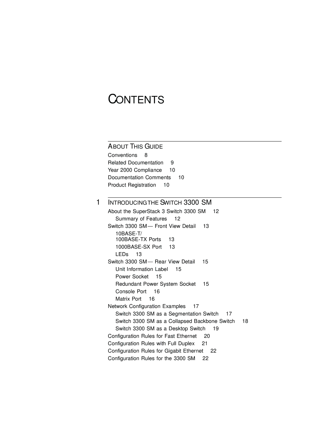 3Com 3C16987A manual Contents 