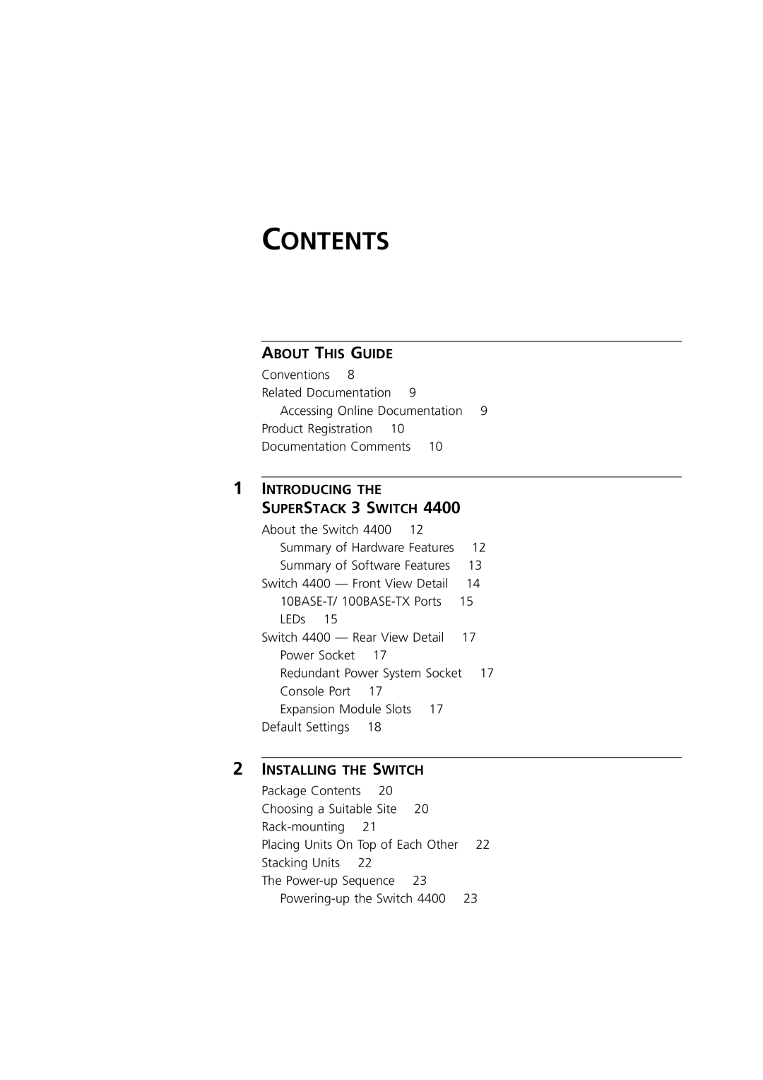 3Com 3C17204, 3C172203 manual Contents 