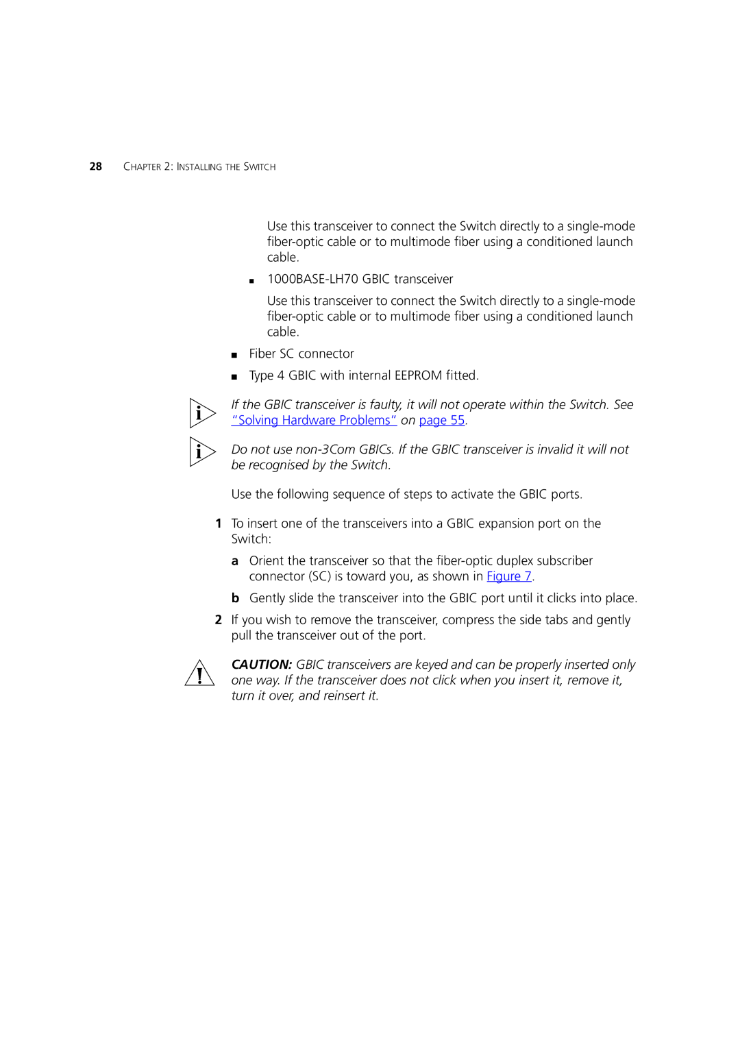 3Com C17302, 3C17300, C17304 manual Installing the Switch 