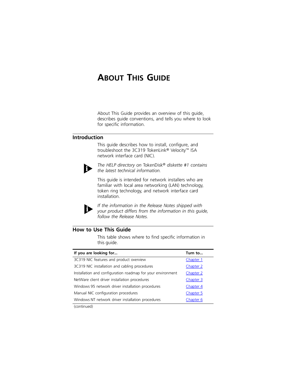 3Com 3C319 manual About this Guide, Introduction, How to Use This Guide, If you are looking for Turn to 