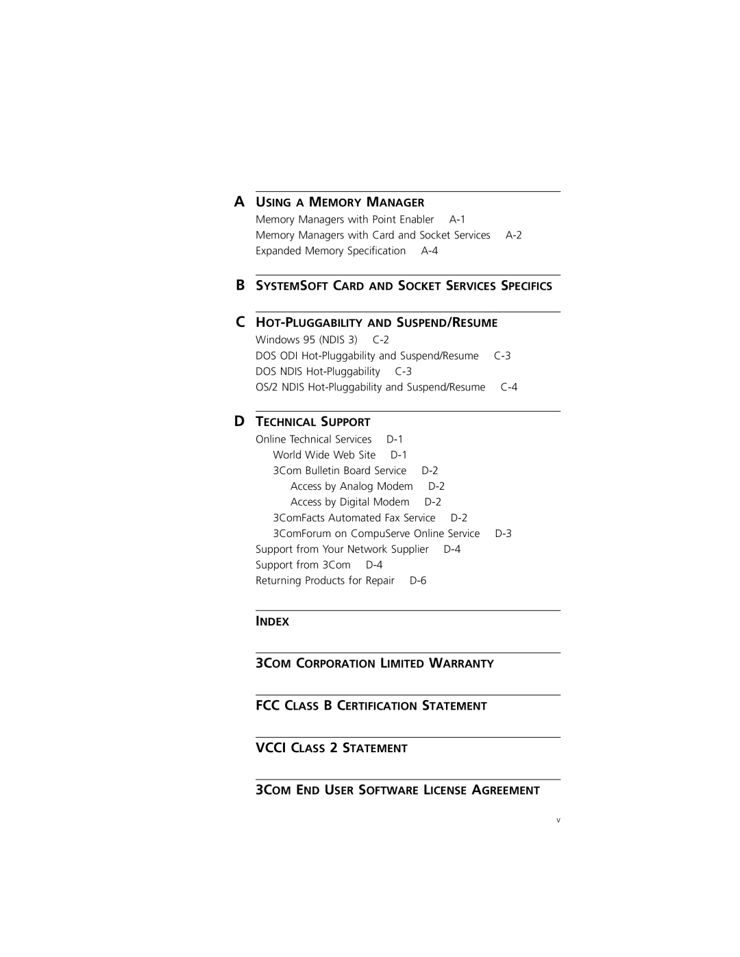 3Com 3C389 manual Using a Memory Manager 