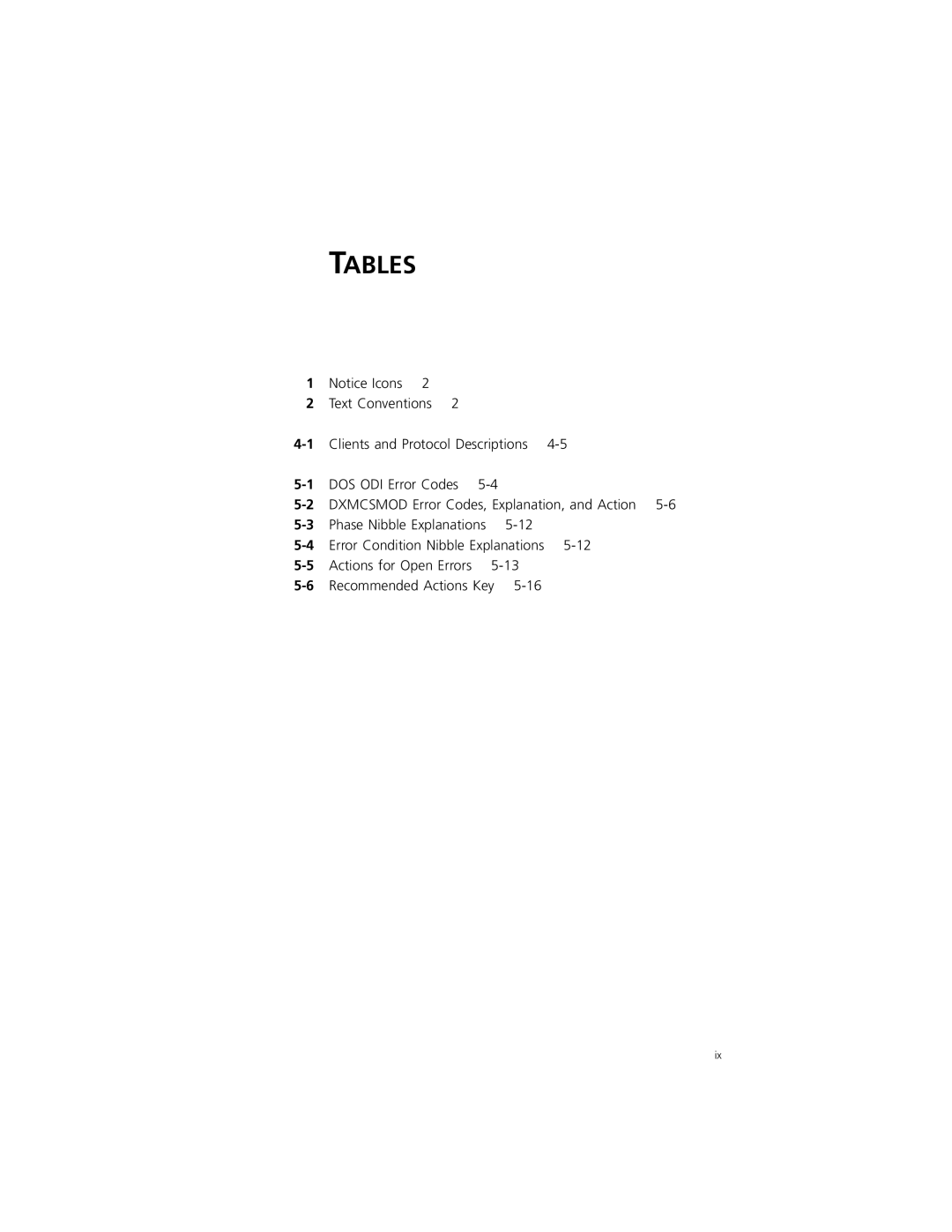 3Com 3C389 manual Tables 