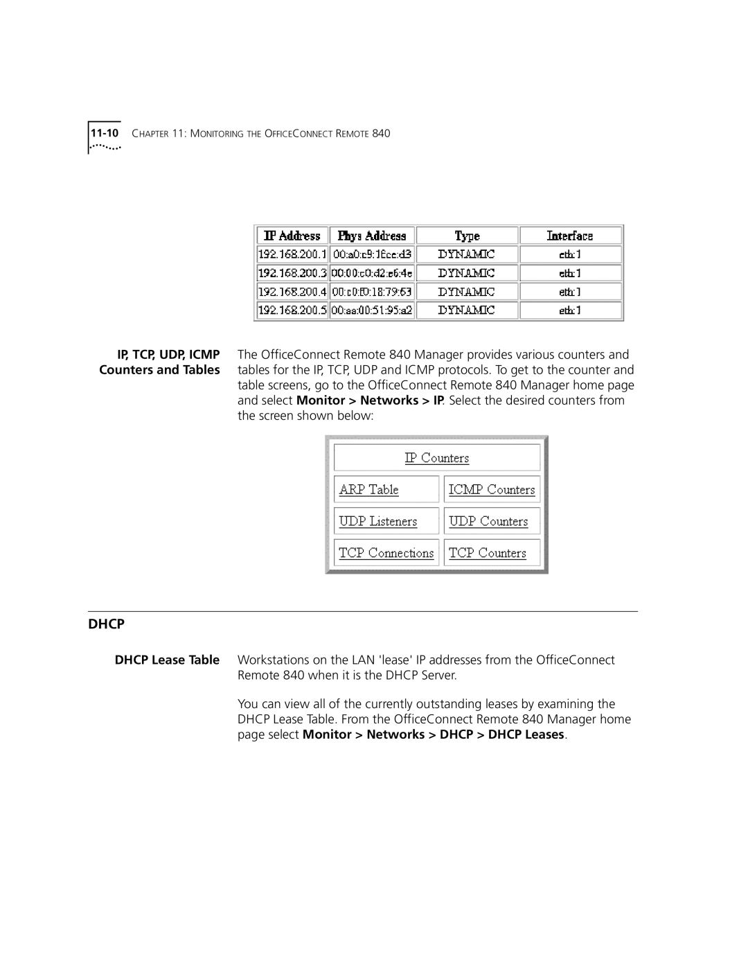 3Com 3C840 manual Dhcp 