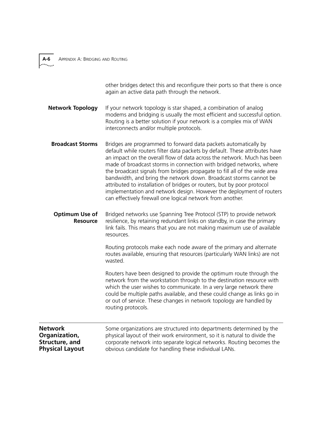 3Com 3C840 manual Network, Organization, Structure, Physical Layout 