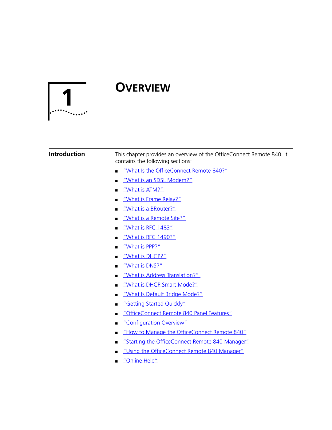 3Com 3C840 manual Overview, Introduction 