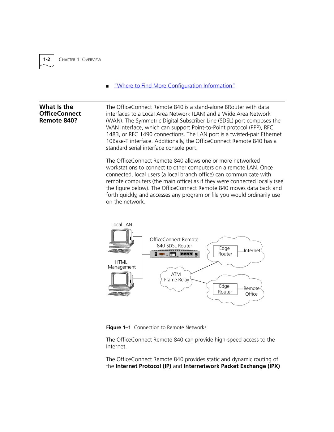 3Com 3C840 manual What Is, OfficeConnect, Remote 840? 