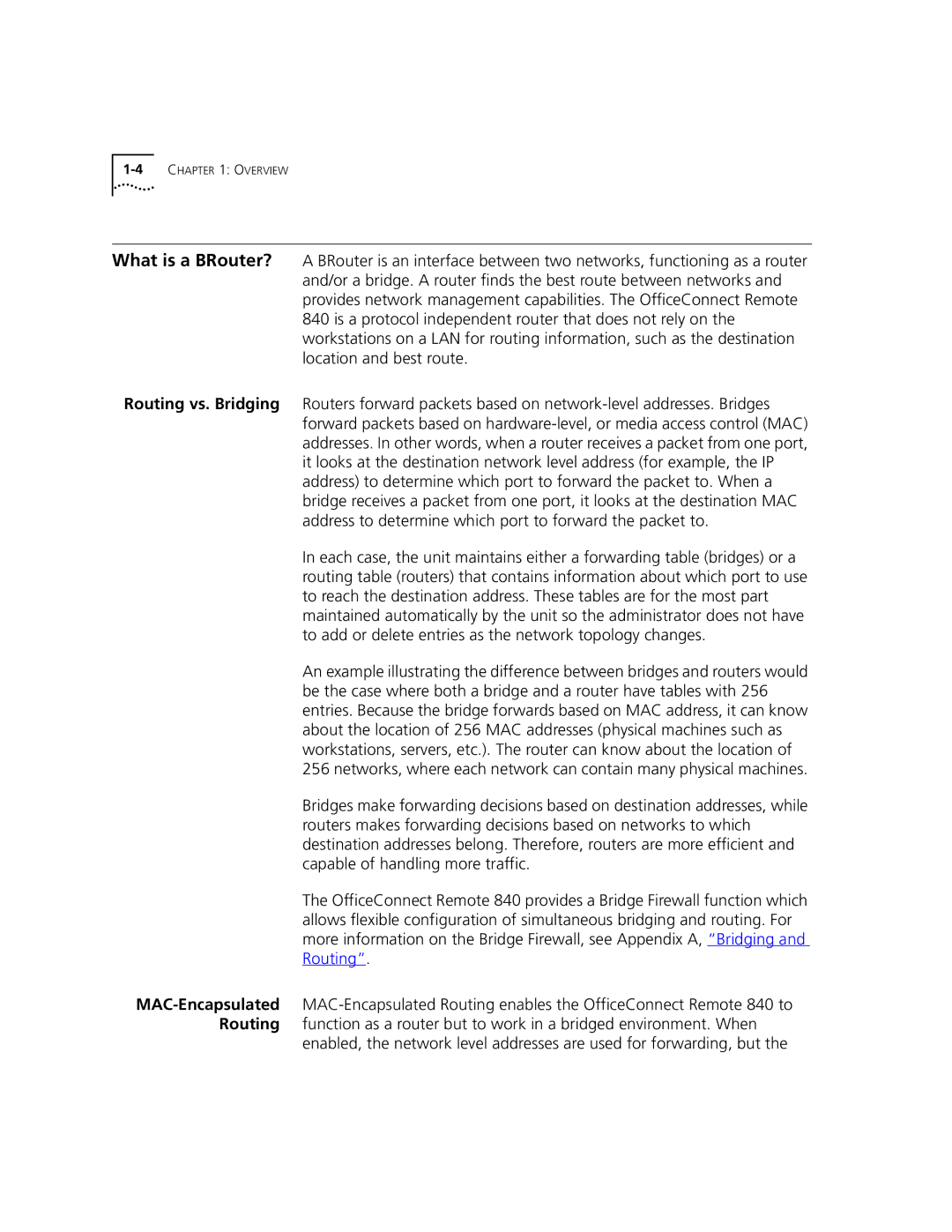 3Com 3C840 manual 4CHAPTER 1 Overview 