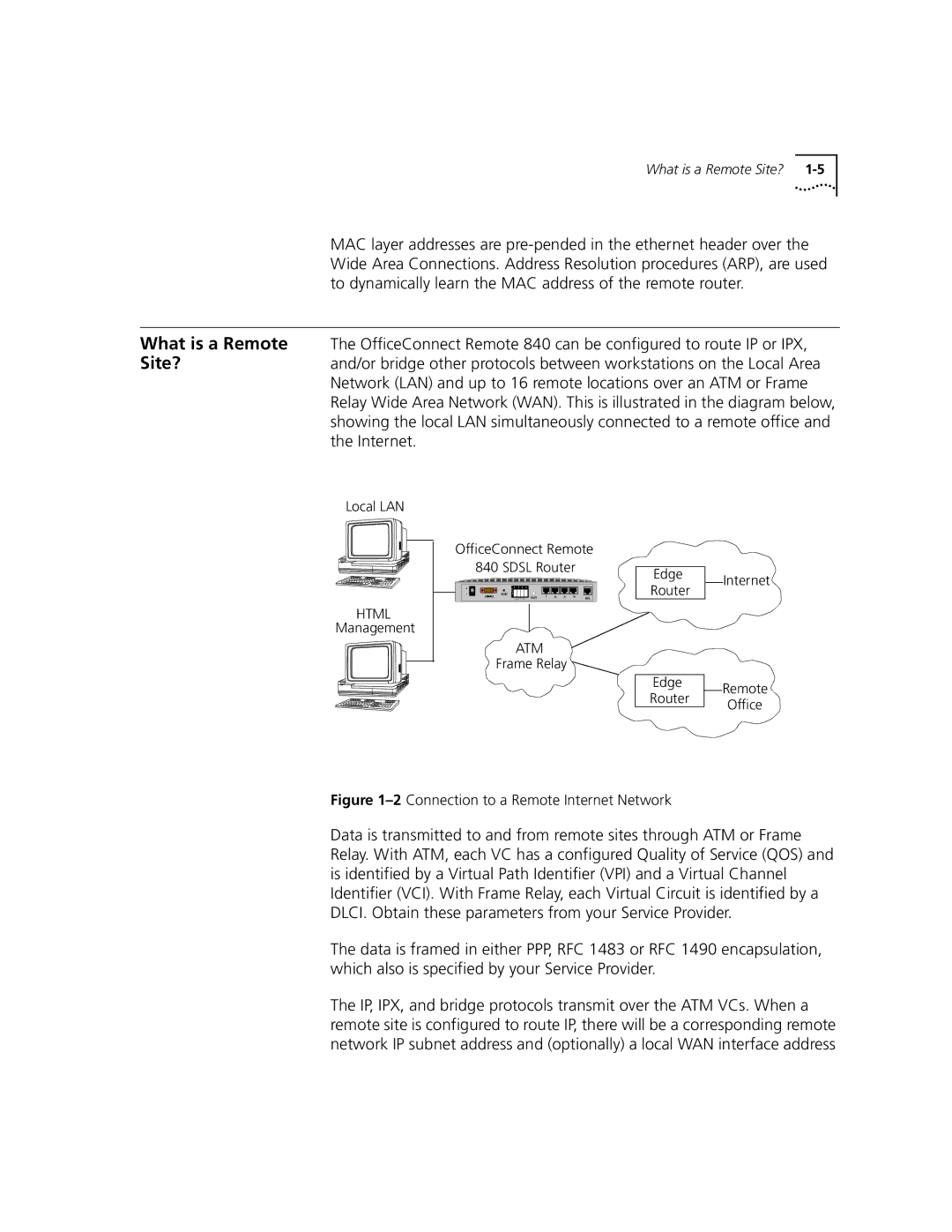 3Com 3C840 manual What is a Remote Site? 