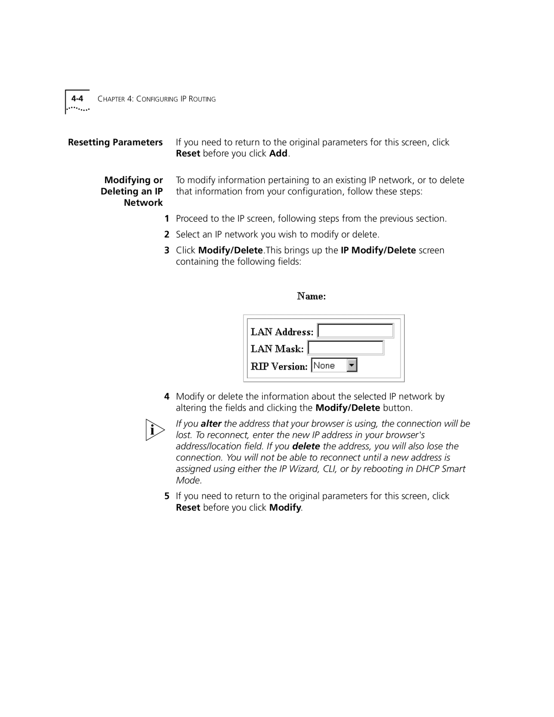 3Com 3C840 manual Network 