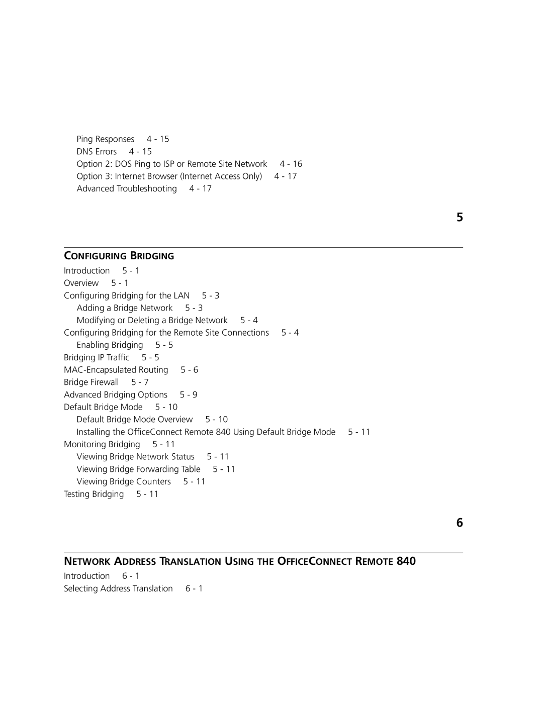 3Com 3C840 manual Configuring Bridging 