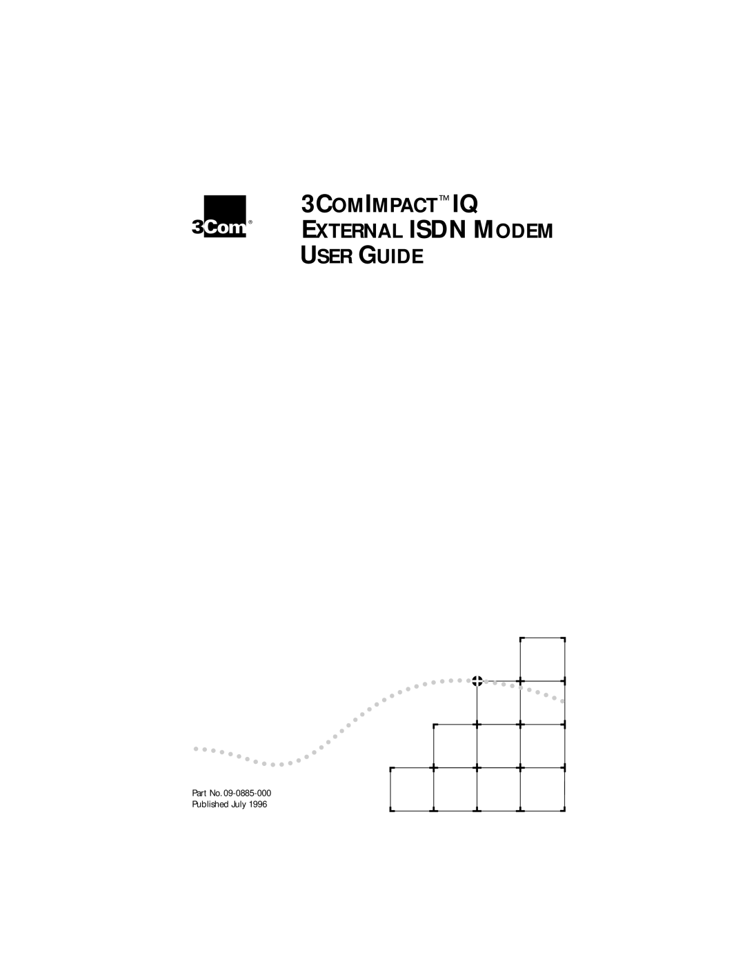 3Com 3C882 manual 3COMIMPACT IQ External Isdn Modem User Guide 