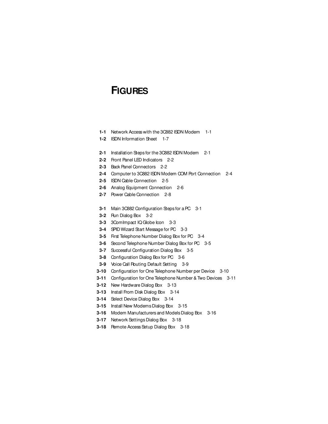 3Com 3C882 manual Figures 