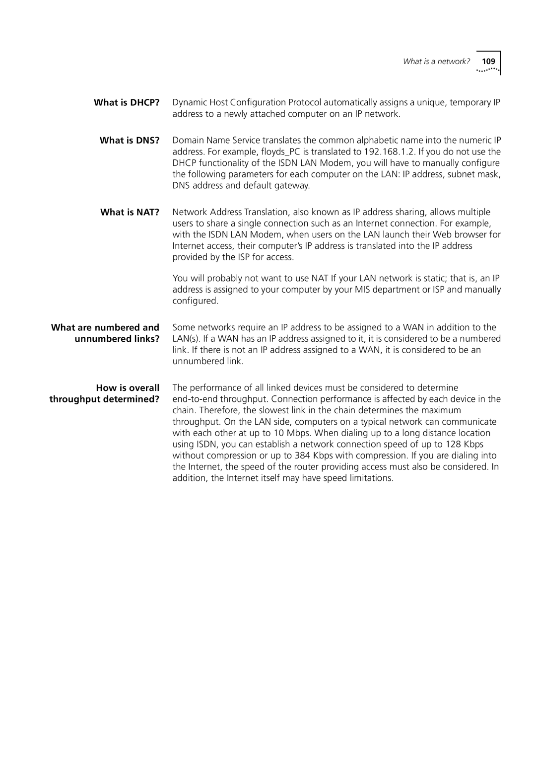 3Com 3C892 manual What is a network? 