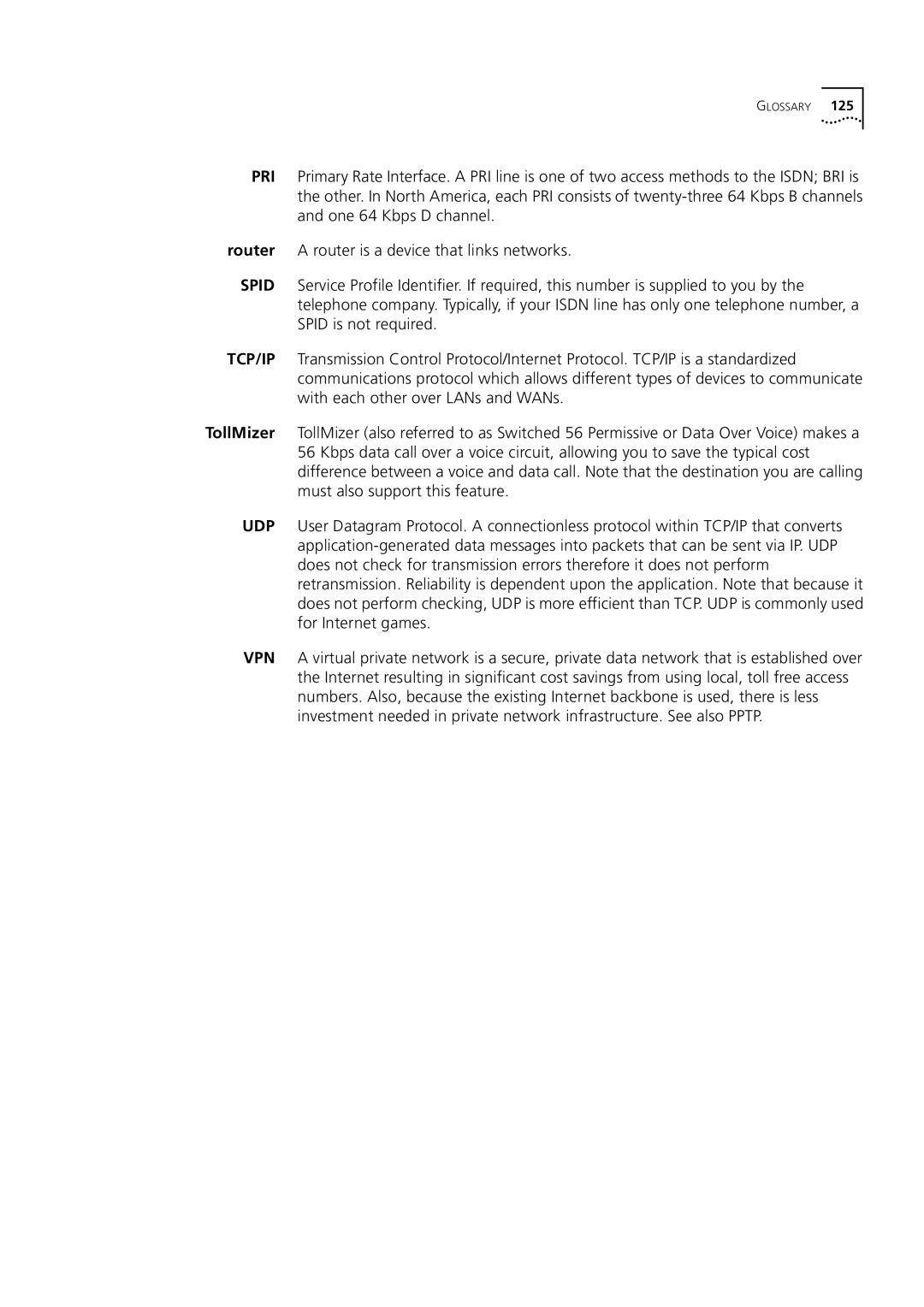 3Com 3C892 manual Glossary 