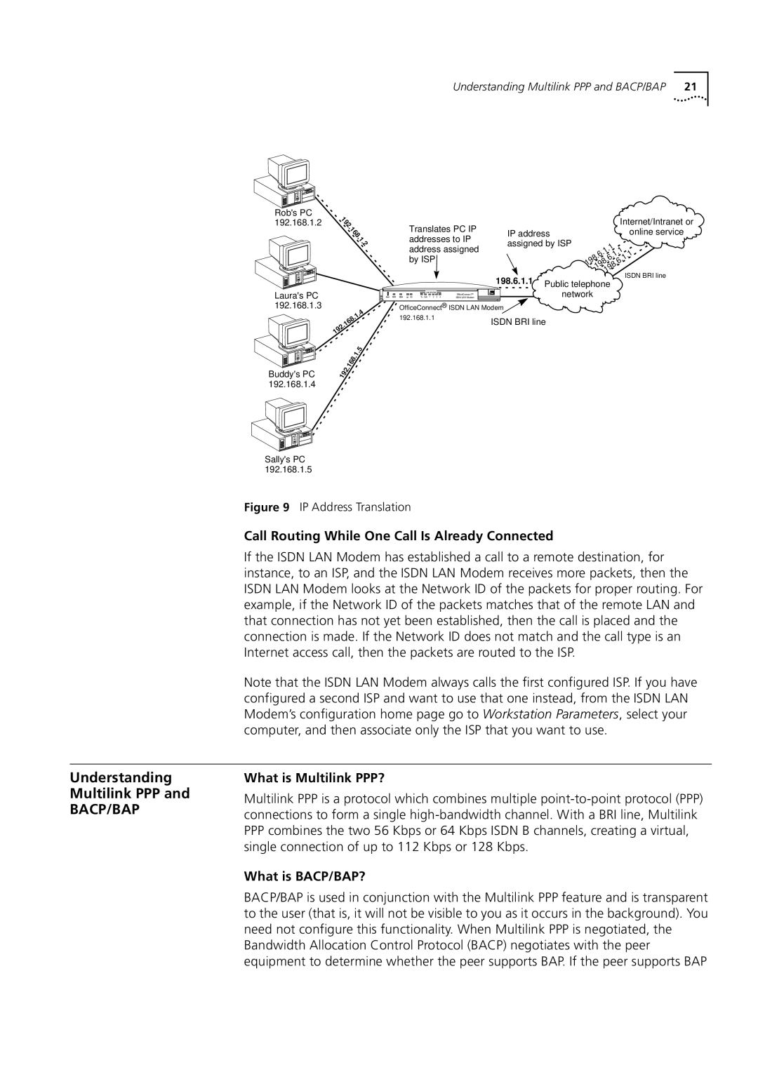 3Com 3C892 manual Understanding Multilink PPP, Call Routing While One Call Is Already Connected, What is Multilink PPP? 