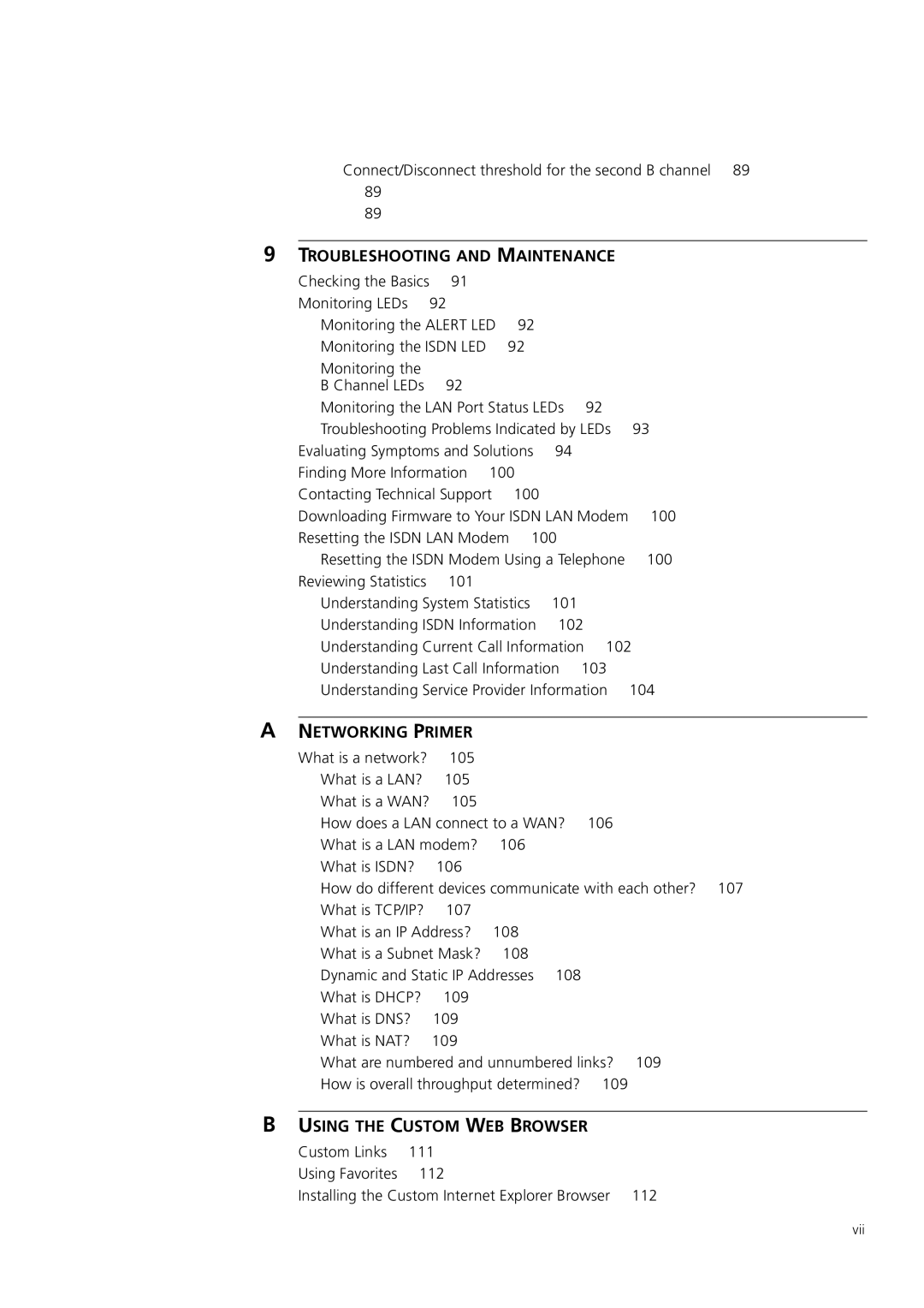 3Com 3C892 manual Troubleshooting and Maintenance 