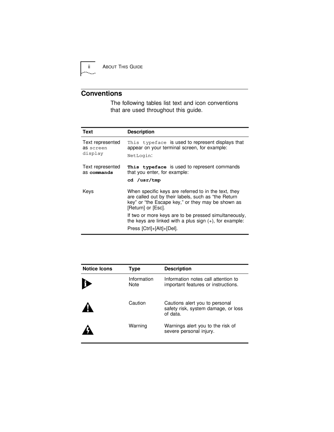 3Com 3C971-F manual Conventions, Text Description 