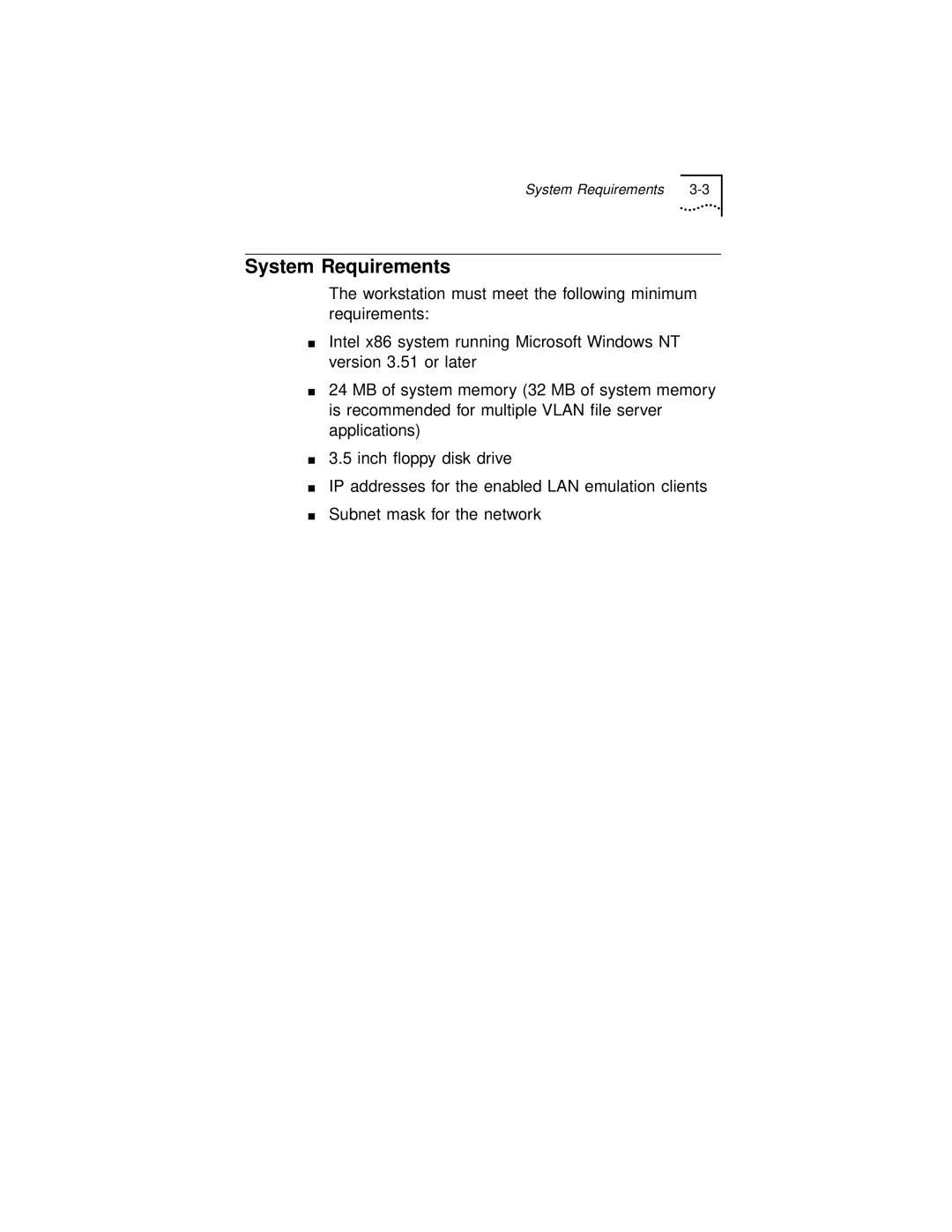 3Com 3C971-F manual System Requirements 