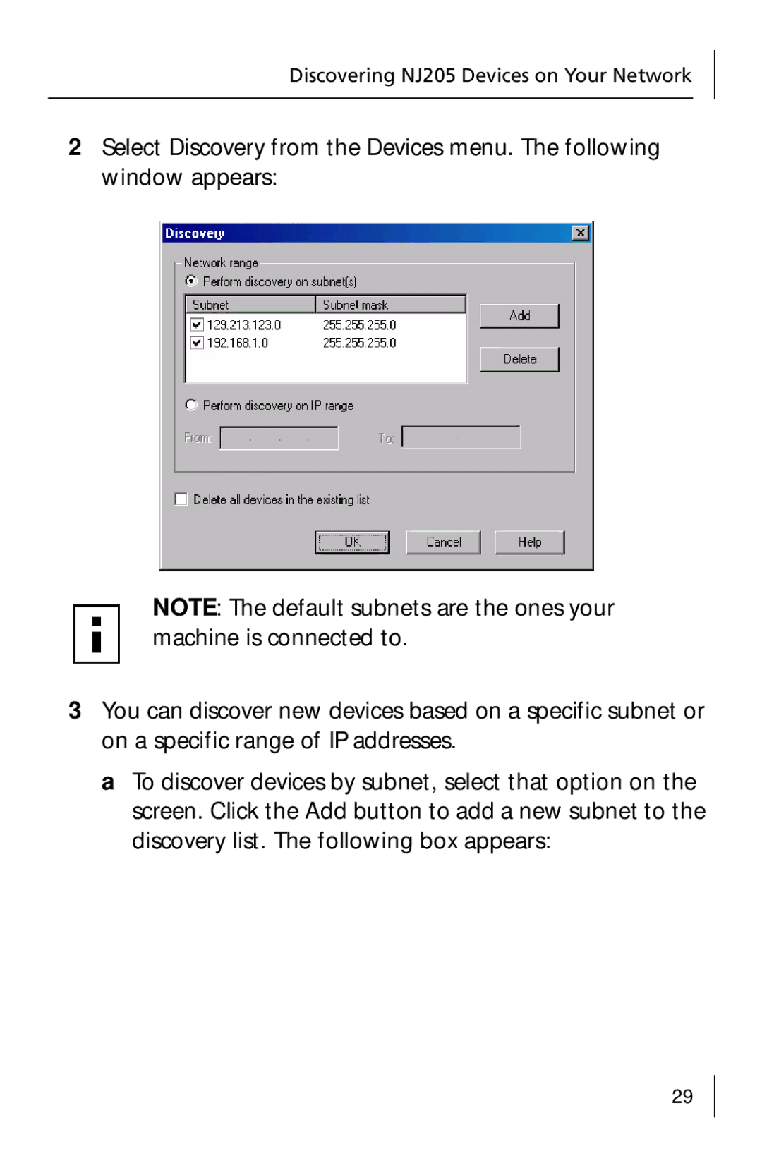 3Com 3CNJ205 manual Discovering NJ205 Devices on Your Network 