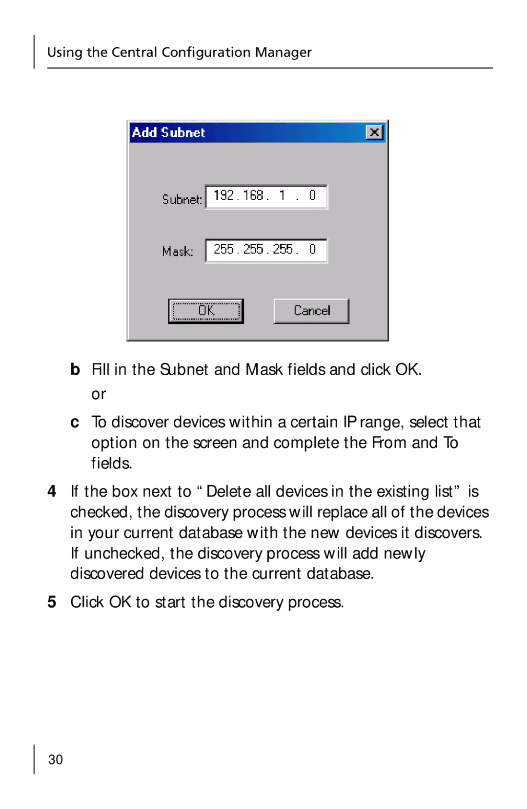 3Com 3CNJ205 manual Using the Central Configuration Manager 