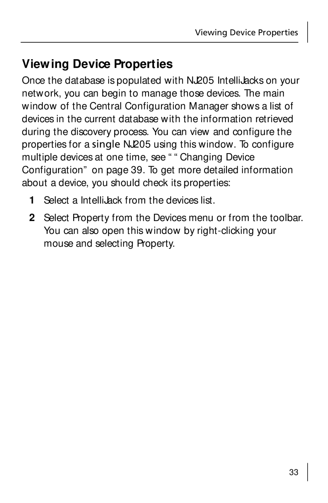 3Com 3CNJ205 manual Viewing Device Properties 