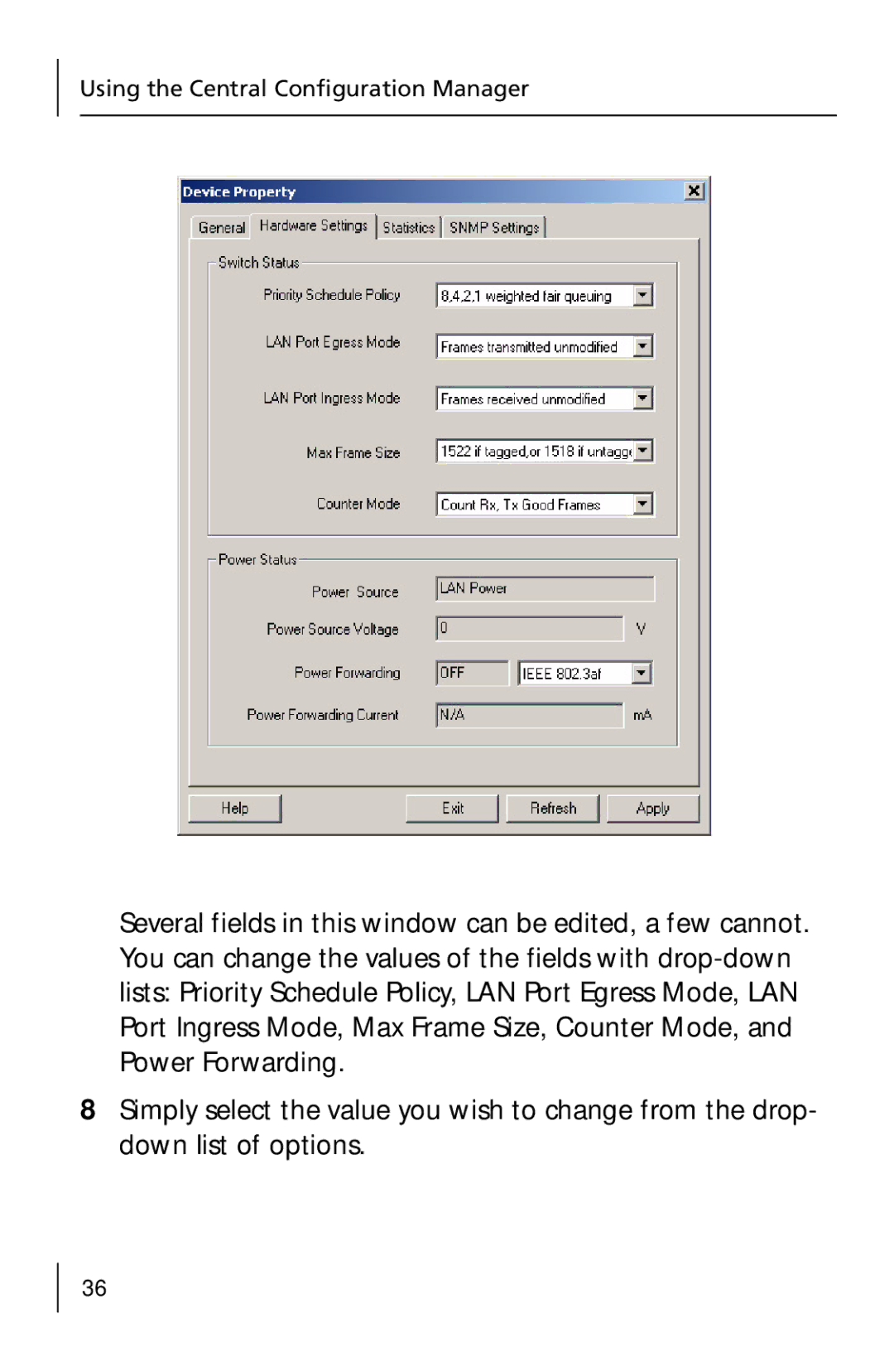 3Com 3CNJ205 manual Using the Central Configuration Manager 