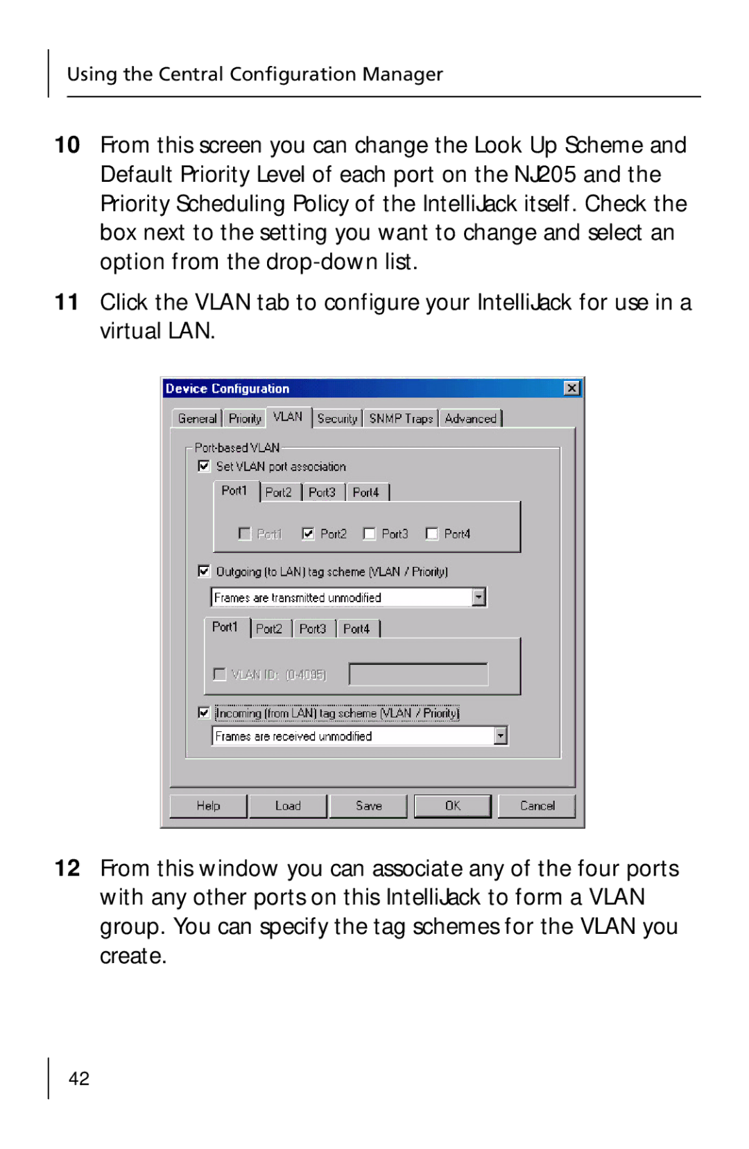 3Com 3CNJ205 manual Using the Central Configuration Manager 