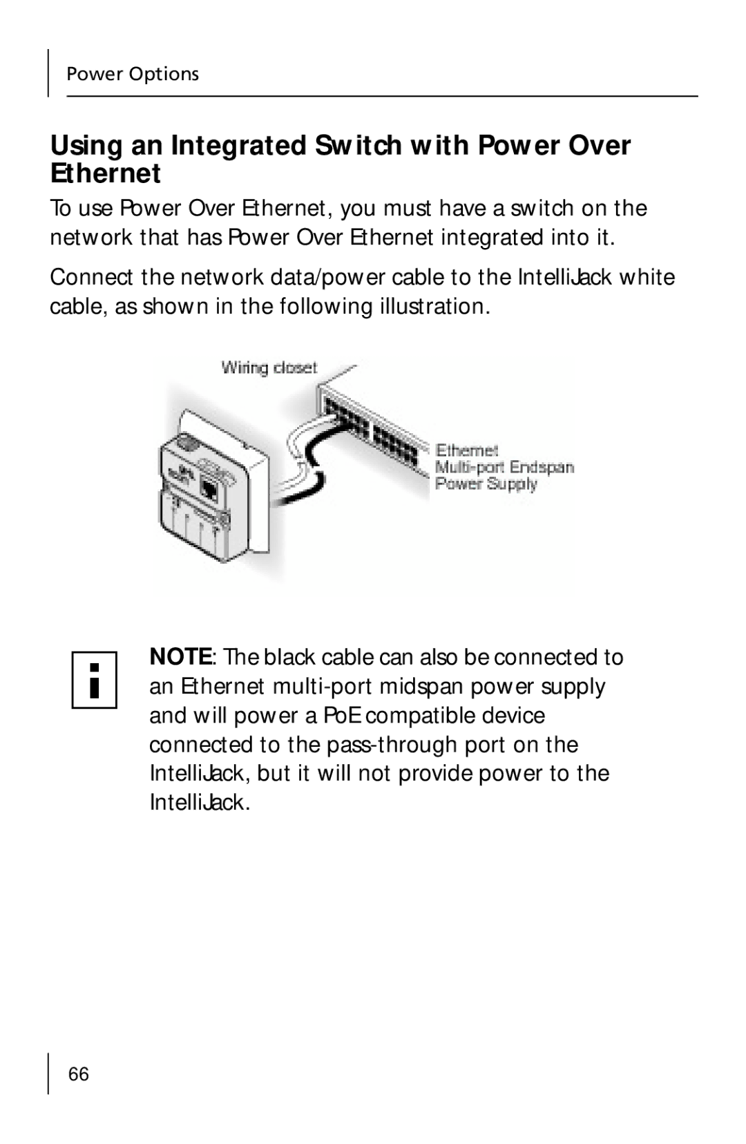 3Com 3CNJ205 manual Using an Integrated Switch with Power Over Ethernet 