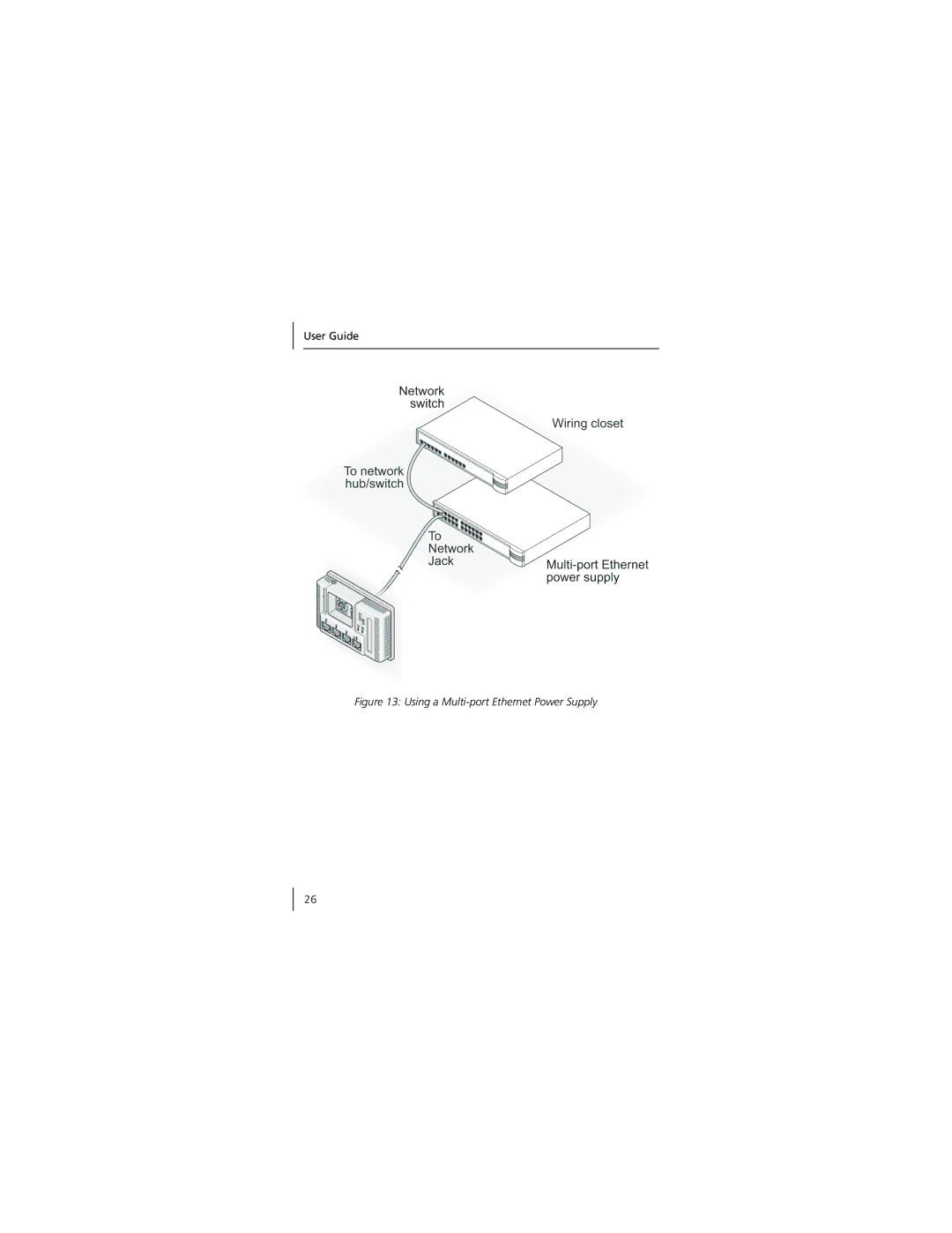 3Com 3CNJ95 manual Using a Multi-port Ethernet Power Supply 