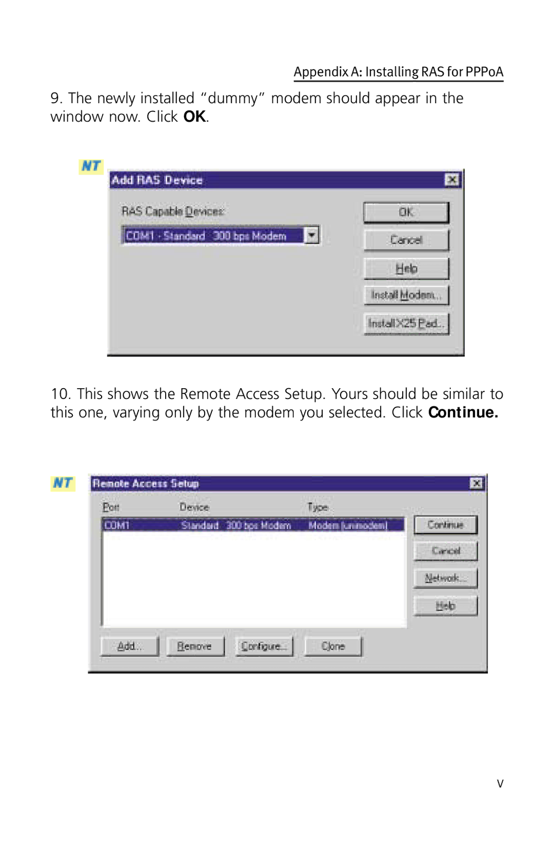 3Com 3CP3617B quick start Appendix a Installing RAS for PPPoA 