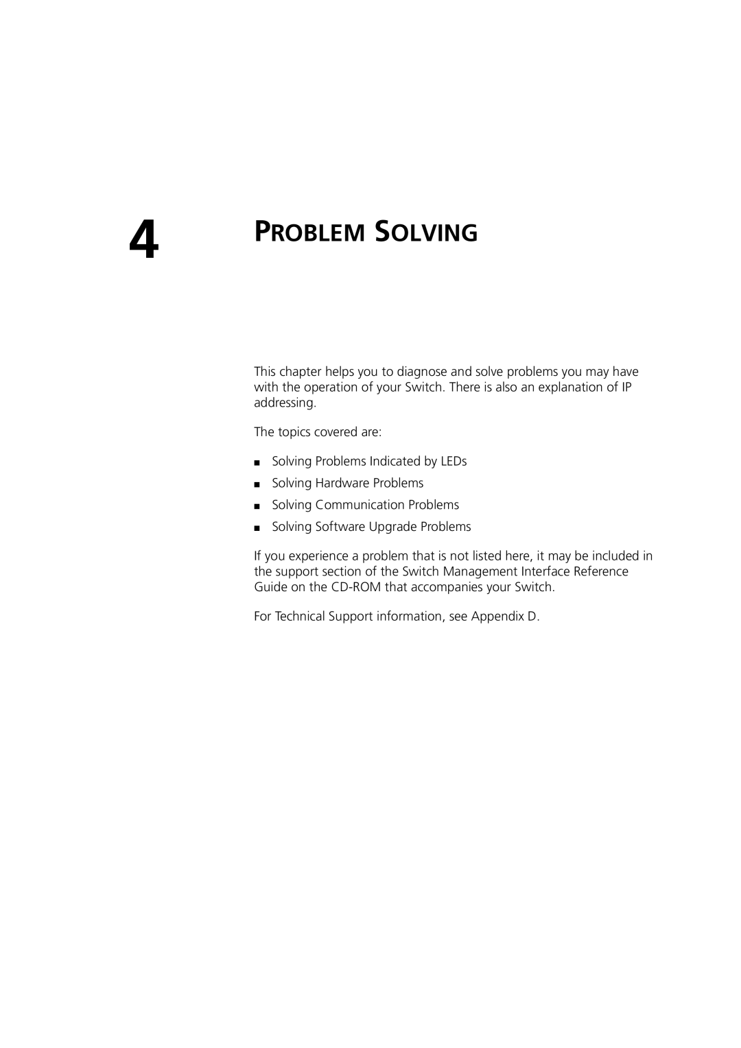 3Com 3CR17451-91, 3CR17450-91 manual Problem Solving 