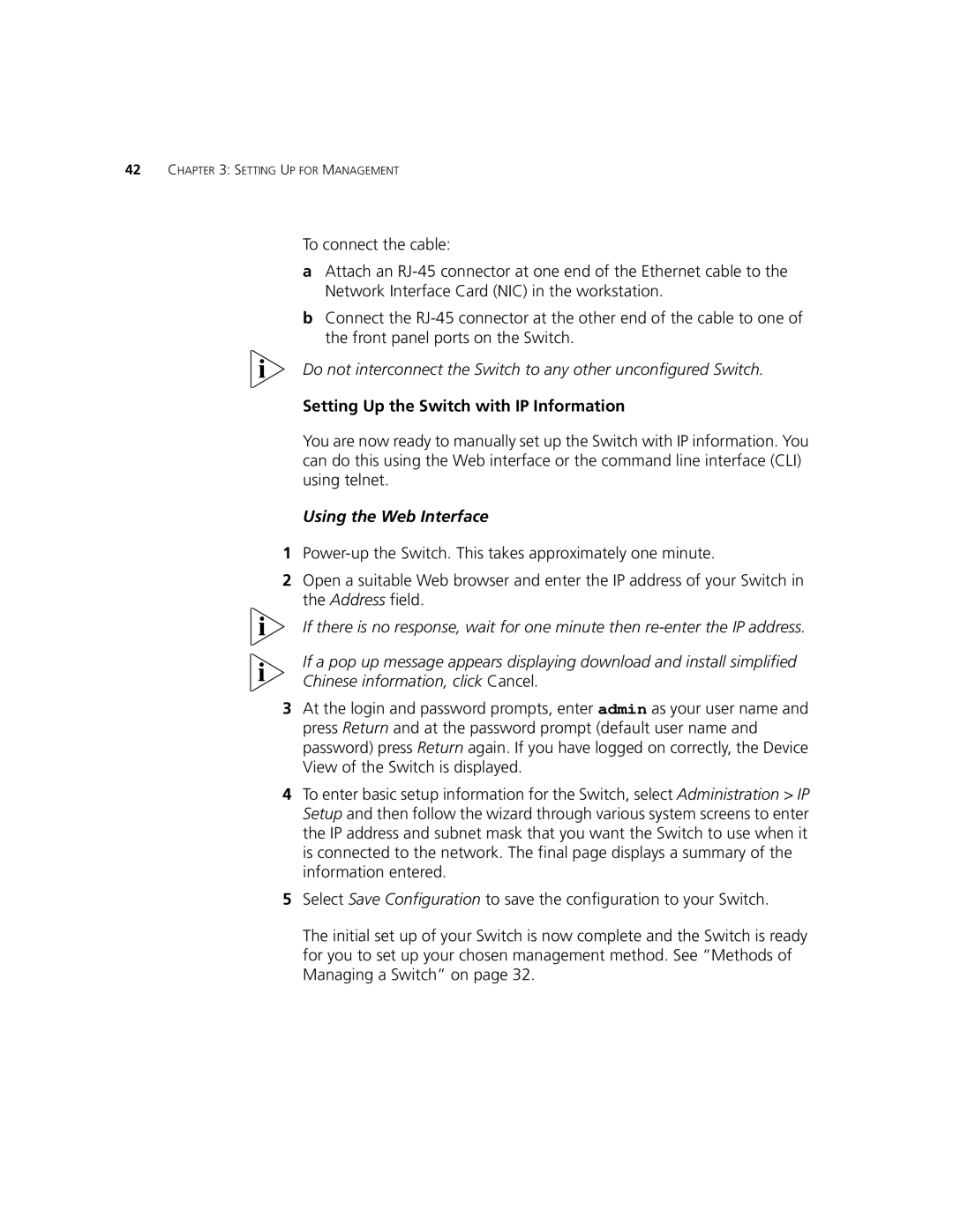 3Com 3CR17662-91, 3CR17661-91, 3CR17660-91 manual Using the Web Interface 