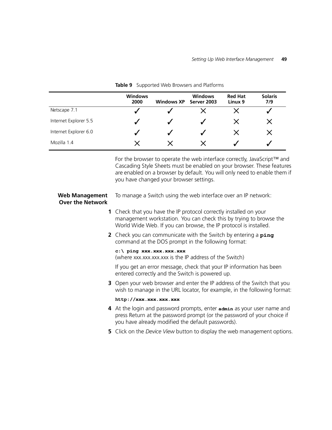 3Com 3CR17661-91, 3CR17662-91, 3CR17660-91 manual Over the Network, Windows Red Hat, Windows XP Server 