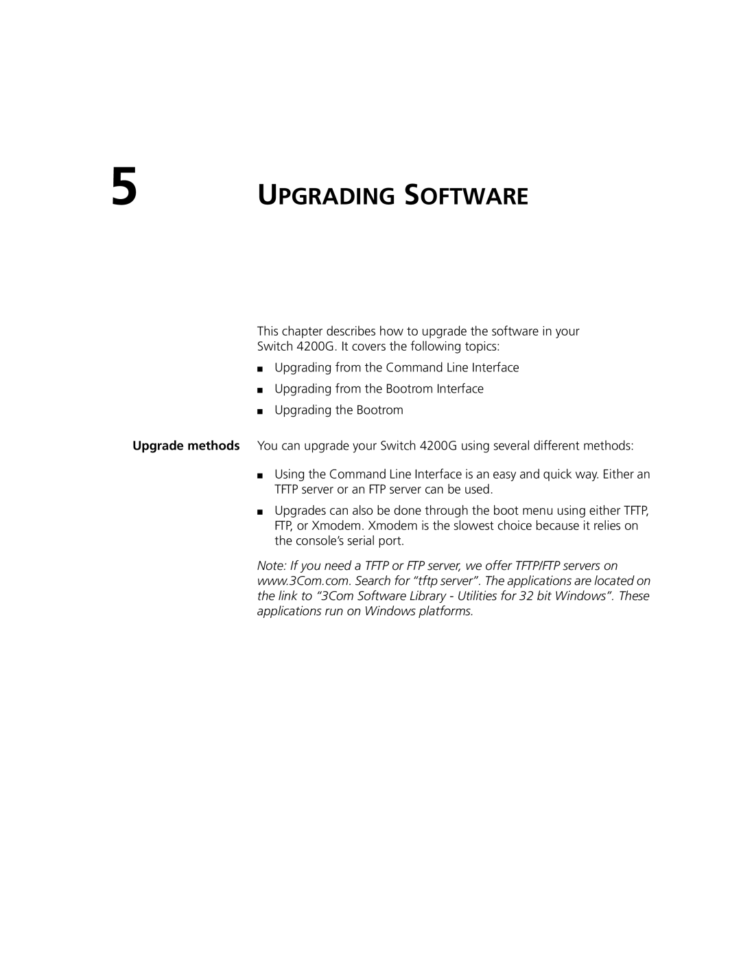 3Com 3CR17660-91, 3CR17662-91, 3CR17661-91 manual Upgrading Software 