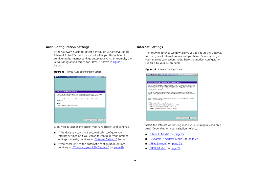 3Com 3CR856-95 manual Auto-Configuration Settings, Internet Settings 