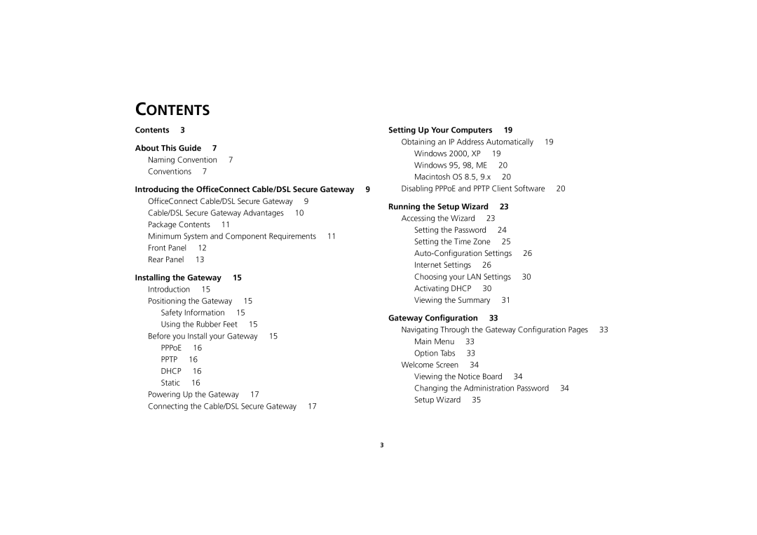 3Com 3CR856-95 manual Contents 