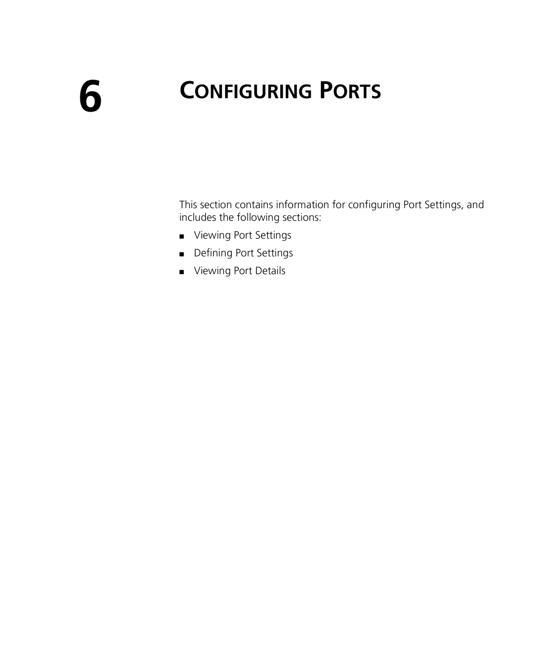 3Com 3CRDSF9PWR manual Configuring Ports 