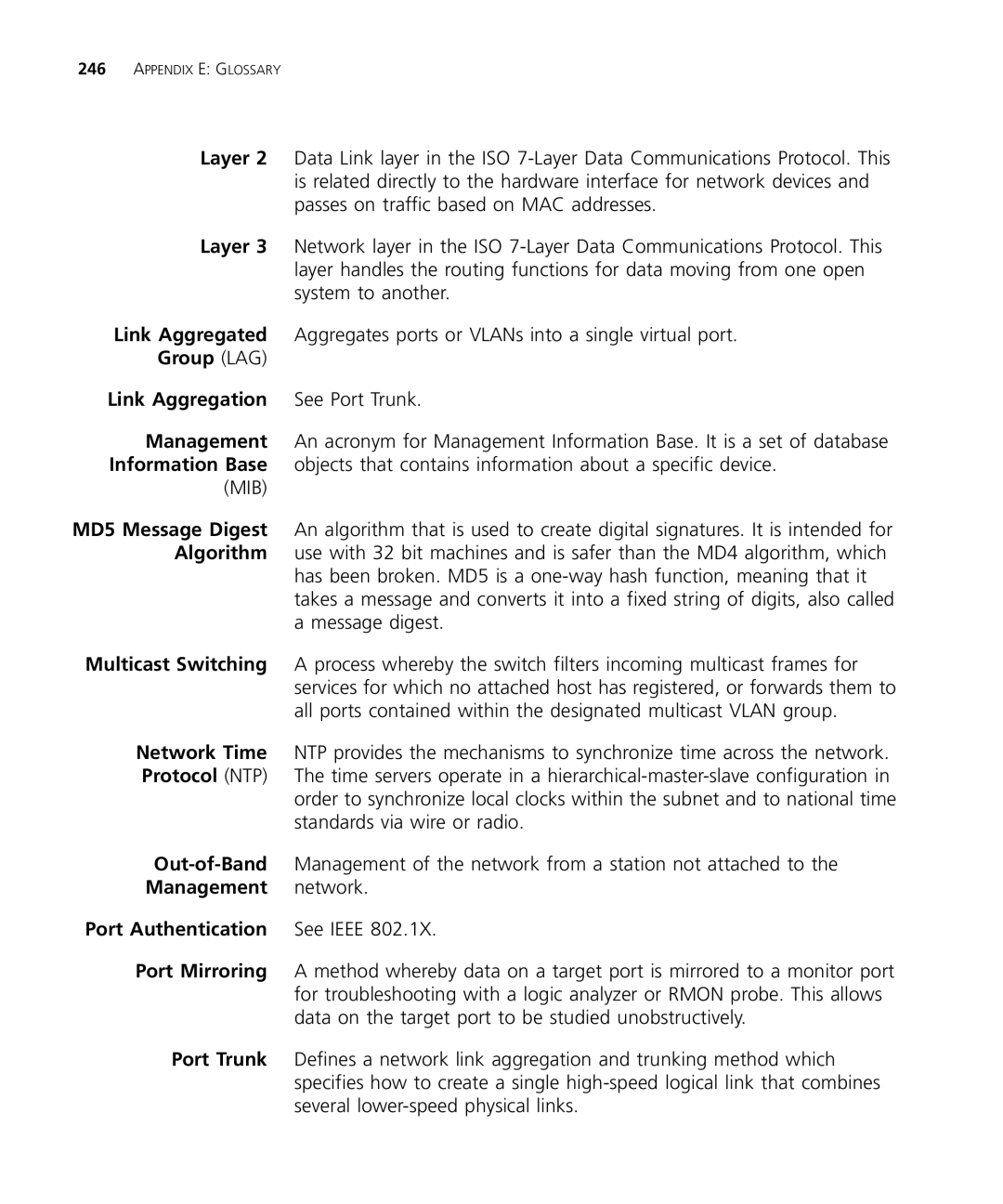 3Com 3CRDSF9PWR manual Link Aggregation See Port Trunk, Port Authentication See Ieee 