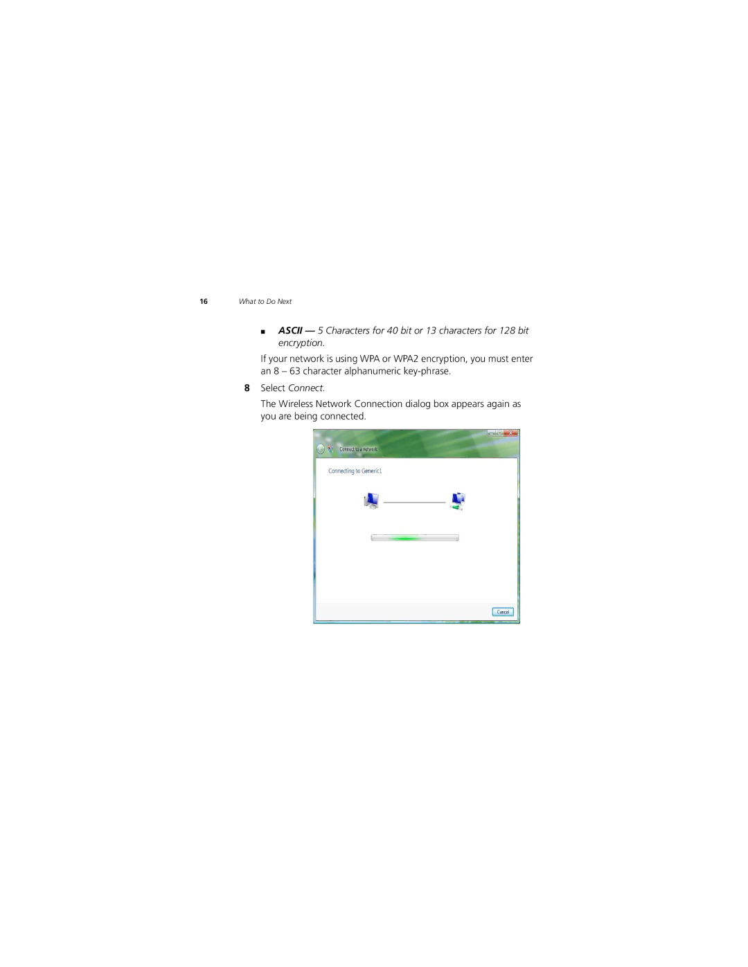 3Com 3CRPCIG75-LAT manual Select Connect 