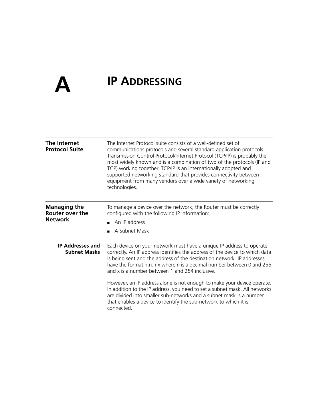 3Com 3CRWDR101A-75, 3CRWDR101B-75 manual Protocol Suite, Managing the Router over the Network 