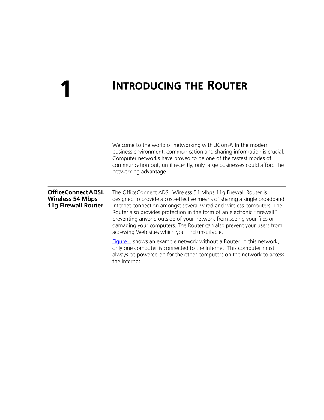 3Com 3CRWDR101A-75, 3CRWDR101B-75 manual Introducing the Router 