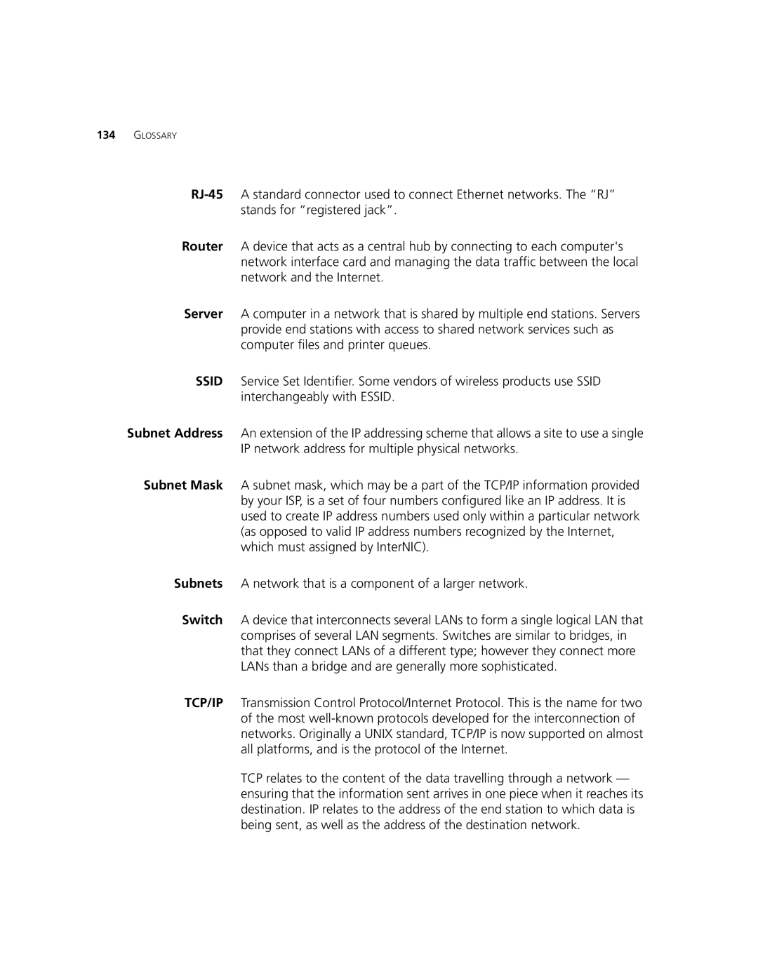 3Com 3CRWDR101B-75, 3CRWDR101A-75 manual Glossary 