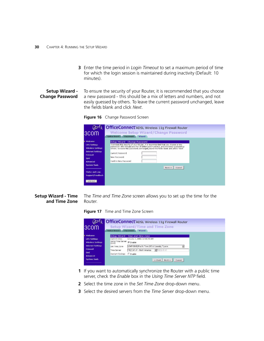 3Com 3CRWDR101B-75, 3CRWDR101A-75 manual Time Zone, Router 