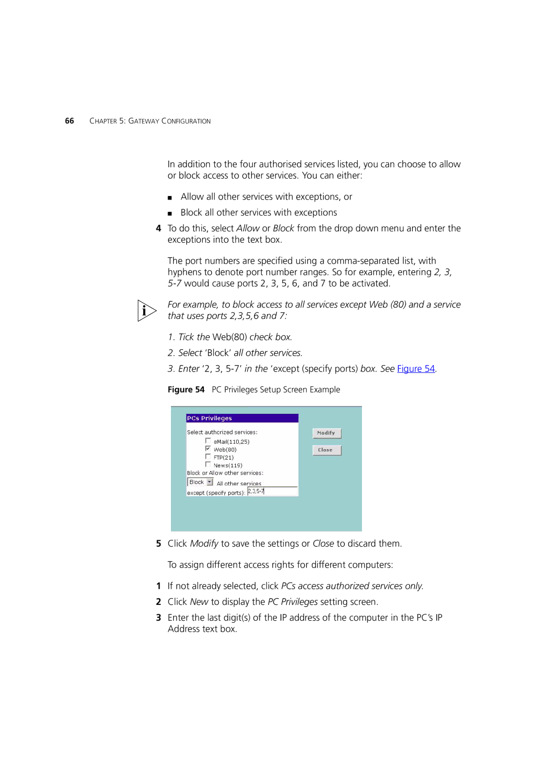 3Com 3CRWE52196 manual Gateway Configuration 