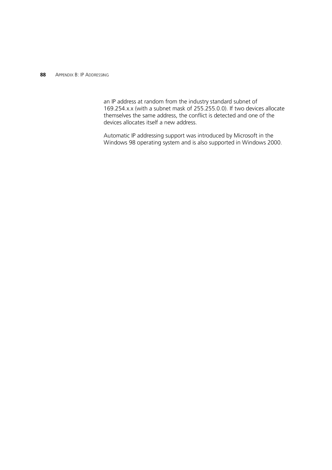 3Com 3CRWE52196 manual Appendix B IP Addressing 