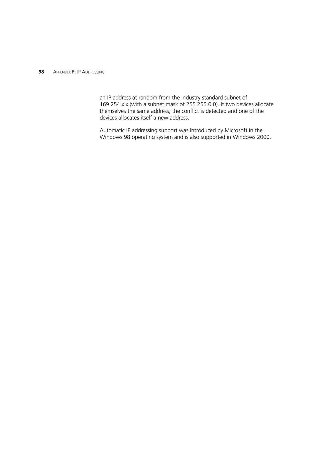 3Com 3CRWE554G72 manual Appendix B IP Addressing 