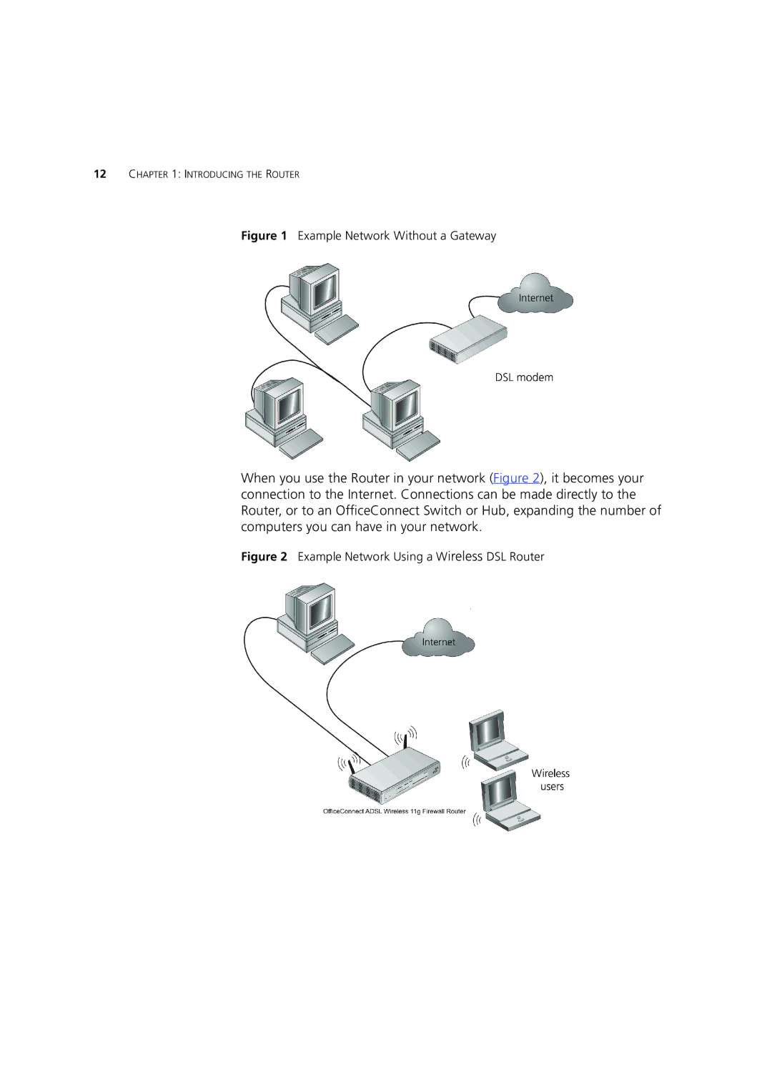 3Com WL-540A, WL-540B, 3CRWE754G72-A, 3CRWE754G72-B manual Example Network Without a Gateway 