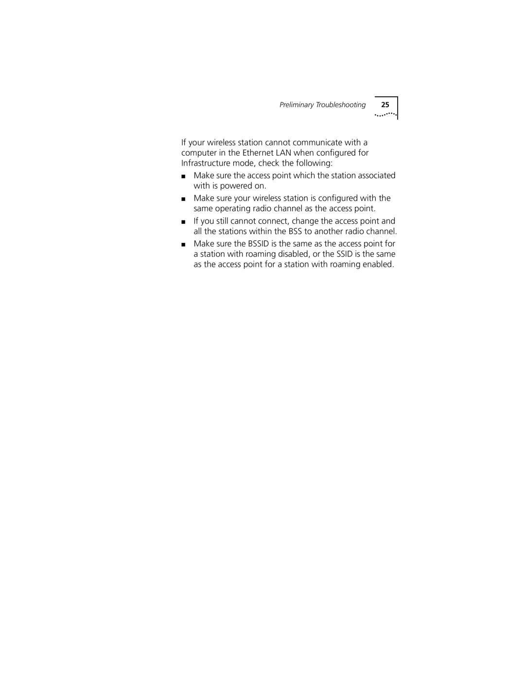 3Com 3CRWE777A manual Preliminary Troubleshooting 